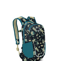 OSPREY Daylite Jr.儿童通学背包 网眼背带 泡沫衬垫 太空印花 蓝色
