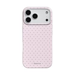 Reownest iPhone 17 Pro Max手机壳,波尔卡圆点手机壳,可爱时尚波点图案美学设计手机壳,柔软 TPU 外壳,超薄硅胶,防震保护套适用于 iPhone 17