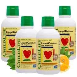 ChildLife Essentials Child Life 钙/镁营养液；天然桔子味；塑料瓶，16盎司（约473ml） 盎司, 1