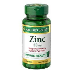Natures Bounty 自然之宝 锌片50mg增强免疫力 100片