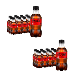 可口可乐 零糖可乐 300ml*12瓶 2箱