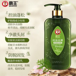霸王 控油防脱洗发水去屑止痒草本固发洗头膏侧柏叶丰盈蓬松洗发露