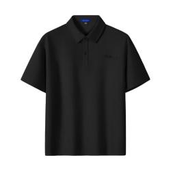 马克华菲 JMK反差字 重磅纯棉 黑色 2XL 男士POLO衫