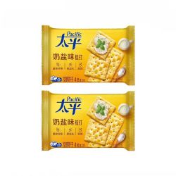 太平 苏打饼干100gx2香葱奶盐海苔芝麻咸味早餐充饥零食