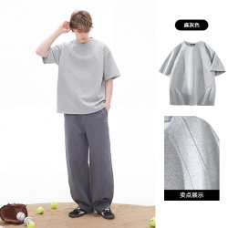 gxgjeans gxg.jeans 男士休闲宽松圆领短袖T恤 J26D442061