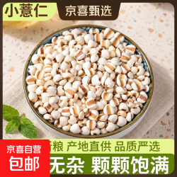 精选特级小薏米中药材正品贵州薏米薏苡仁祛湿排毒减肥新货  100g*1袋 1单不发货