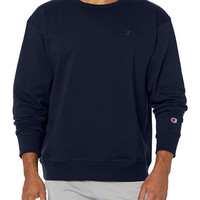 Champion 冠军（Champion） 男士运动圆领卫衣  送男友礼物 Navy C Logo Small
