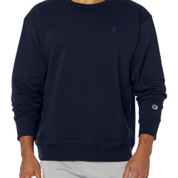 Champion 冠军（Champion） 男士运动圆领卫衣  送男友礼物 Navy C Logo Small