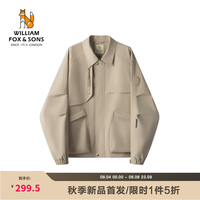 William fox&sons 新型三防户外面料人体工学立体裁剪机能风男女同款仿冲锋翻领夹克
