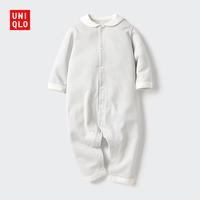 优衣库 婴幼儿长袖爬爬服