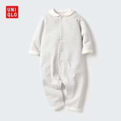 优衣库 婴幼儿长袖爬爬服