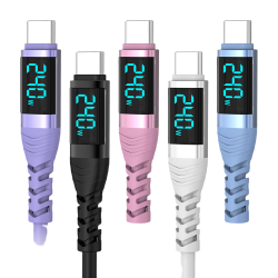 千飒 QSJ50WH 240W PD3.1快充 白色1.2米 数据线