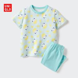 优衣库 婴幼儿Sanrio快干短袖短裤睡衣套装