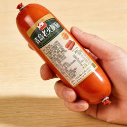 侃二爷 青岛老火腿肠手工手撕传统老火腿香肠早餐果木熏香野餐露营即食 青岛老火腿200g*8根