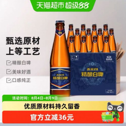 燕京啤酒 V10 精酿白啤 啤酒 426ml*12瓶