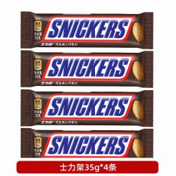 士力架 花生夹心巧克力能量棒35g*24条旗舰店休闲零食喜糖糖果批发