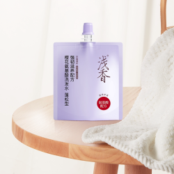 浅香 樱花控油去屑洗发水丰盈蓬松旅行体验装100g