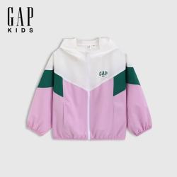 Gap 女童吸湿速干撞色连帽外套 675815