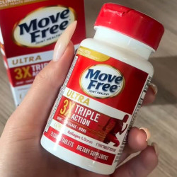 益节 MoveFree 益节 维骨力软骨素氨糖搭档专利骨胶原蛋白精华片 白瓶75粒×2瓶