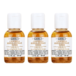 科颜氏 金盏花植萃爽肤水 40ml*3
