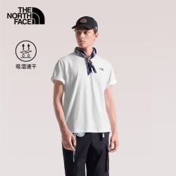 北面 26春夏短袖T恤男户外情侣款休闲舒适透气吸湿速干印花t恤女8GVU 8GVU/FN4 L