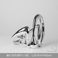 艾格辰 电镀音符树脂摆件