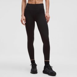 lululemon Fast and Free女士运动高腰紧身裤25" 防晒丨lululemon丨LW5BJGS