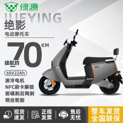 绿源 绝影F10 电动摩托车 60v22ah