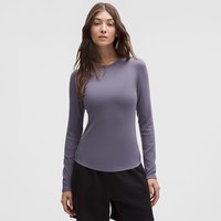 lululemon Hold Tight 女士紧身剪裁长袖 T 恤 LW3FTFS