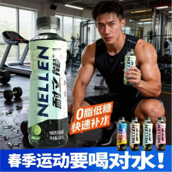 耐立能 电解质水0糖0脂0卡户外健身运动出汗补水夏日解渴饮料整箱 330ml*3瓶