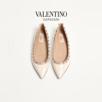 VALENTINO [礼物]女士 ROCKSTUD 铆钉芭蕾平底鞋女鞋