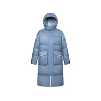 波司登 反季连帽长款羽绒服 着陆灰 L 170/92A