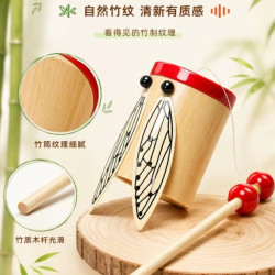 麦迷童 竹知了蝉鸣发声玩具科学实验儿童小制作发明自制手工diy材料成品