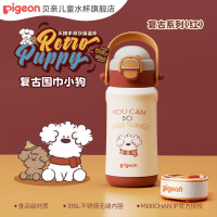 贝亲 儿童学饮吸管水杯 500ml miiiiichan联名款