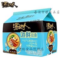 汤达人 统一汤达人方便面 五合一袋装泡面速食品拉面 海鲜拉面113g*5包