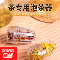 京喜自营-专用品牌 茶漏茶滤材质耐高温茶叶过滤器家用泡茶神器花茶球茶仓茶隔 1个装