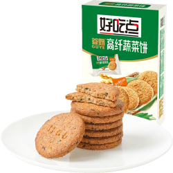好吃点 高纤维蔬菜饼 252g 蔬菜味