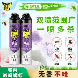 雷达蚊香 杀虫气雾剂 550ml*2瓶 无香