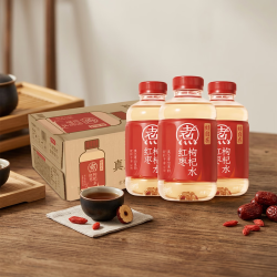 元气森林 红枣枸杞水500ml*12瓶整箱 无糖小瓶植物饮料 解暑