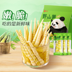 良品铺子 泡椒味野山笋 600g 袋装