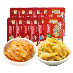 乌江 涪陵榨菜袋装微辣清淡榨菜丝咸菜清爽下饭菜佐餐小菜小包装