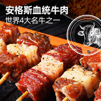 大希地 烧烤自由就现在！安格斯牛肉串 120g 十几款任选 在家撸串