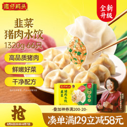 湾仔码头 韭菜猪肉水饺 1.32kg