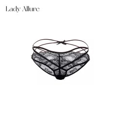 LADYALLURE 欲焰系列蕾丝高腰三角内裤