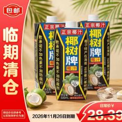 椰树 椰汁500ml*3盒/组 植物蛋白饮料 正宗海南特产  早餐奶