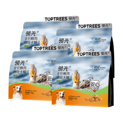 领先 全价鲜肉烘焙狗粮中小型犬博美鸭肉梨1.5kg*4