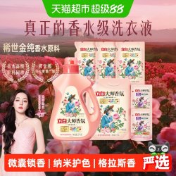 立白 大师香氛洗衣液 2kg*1瓶+1kg*1袋+500g*3袋+100g*2袋 大师香氛