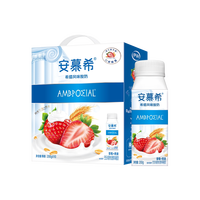 安慕希 伊利 安慕希高端畅饮芒果百香果口味酸奶230g*10瓶 风味酸奶7月产