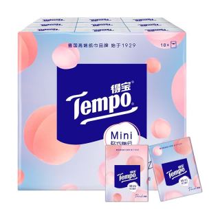 百亿补贴：得宝 手帕纸4层5片*18包
