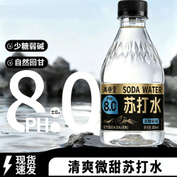 每果镇 苏打水瓶装300ml整箱12瓶